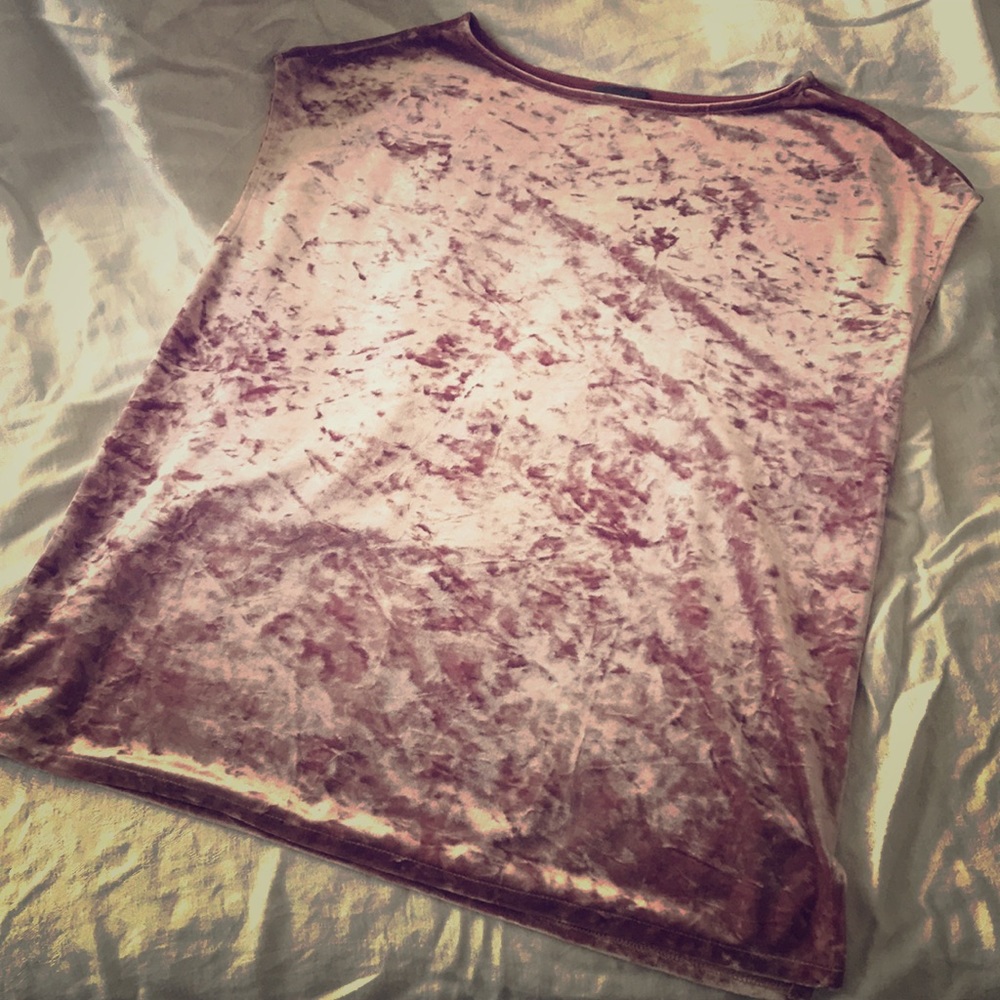 Vince Camuto Crushed Velvet Tee